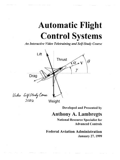  Autopilot control panel. . Automatic flight control system pdf